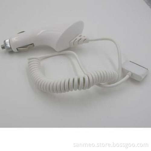 Car Charger for iPhone/iPad 4s, Flexible Cable, Simple Clean/Fashionable DesignNew